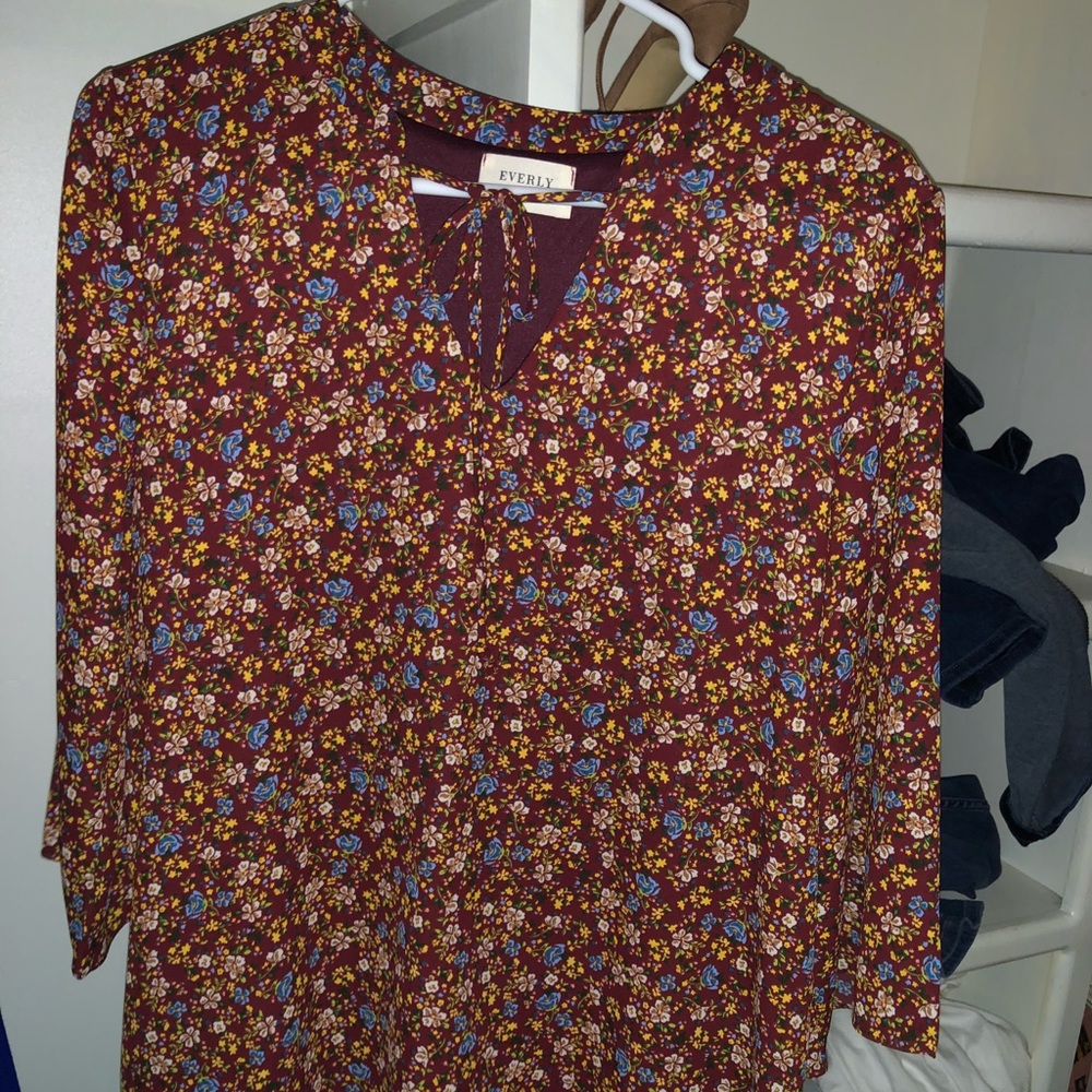 Flower patter dress